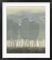 Treeline Haze II Framed Print