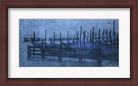 Framed Blue Canal II