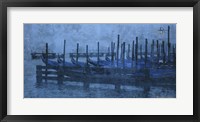 Blue Canal II Framed Print