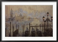 Dawn & the Gondolas II Framed Print