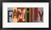 Framed Family Panel