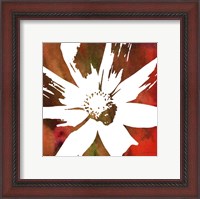 Framed Peace Flowers I