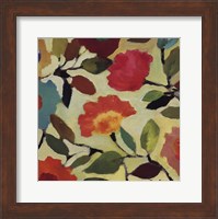 Framed Floral Tile IV