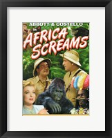 Framed Abbott and Costello, Africa Screams, c.1949 style B