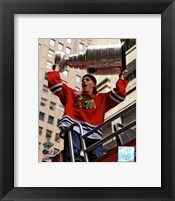 Framed Patrick Kane Chicago Blackhawks 2010 Stanley Cup Champions Victory Parade (#50)