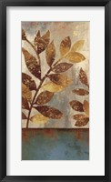 Framed Bronze Leaves II