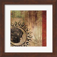 Framed Sun And Moon I