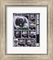 Framed 2010 Oakland Raiders Team Composite