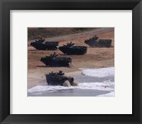 Framed Assault Amphibious Vehicles (AAV) United States Marine Corps