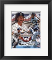 Framed Robin Yount Hall of Fame Limited Edition