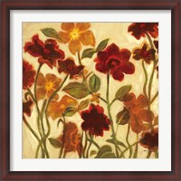 Framed Happy Home Flowers I