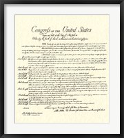 Framed Bill of Rights (Document)