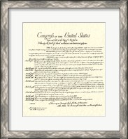 Framed Bill of Rights (Document)