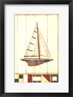 Americana Yacht II Framed Print