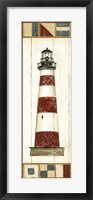 Framed Americana Lighthouse I