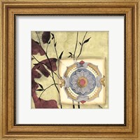 Framed Printed Moonlit Rosette I