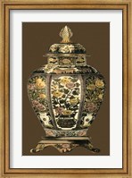 Framed Small Amber Porcelain II (U)