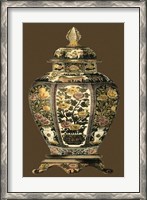 Framed Small Amber Porcelain II (U)