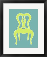 Small Graphic Chair II (U) Framed Print