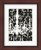 Framed Small Patterned Chandelier II (P)