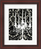 Framed Small Patterned Candelabra I (P)