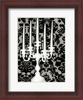 Framed Small Patterned Candelabra II (P)