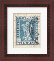 Framed Vintage Stamp I