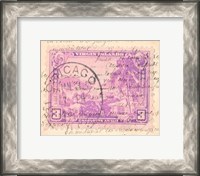 Framed Vintage Stamp IV