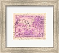 Framed Vintage Stamp IV
