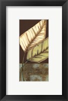 Framed Small Palm Leaf Arabesque II (P)