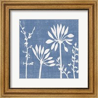 Framed Small Blue Linen IV (P)