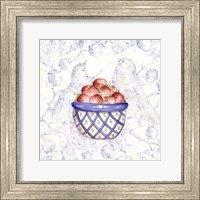 Framed Toile & Berries I