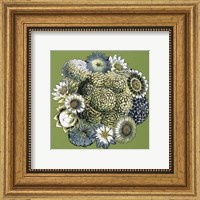 Framed Small Celadon Bouquet IV