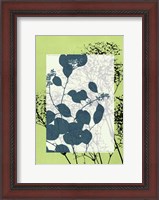 Framed Sm Translucent Wildflowers VII