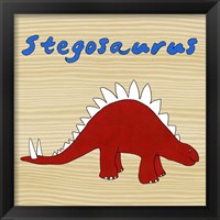 Framed 'Stegosaurus' border=