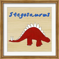 Framed Stegosaurus