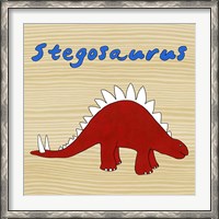 Framed Stegosaurus