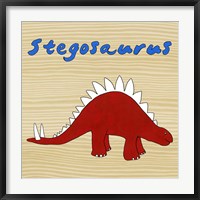 Framed Stegosaurus