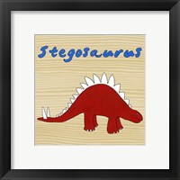 Framed 'Stegosaurus' border=