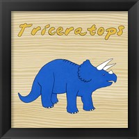 Framed 'Triceratops' border=
