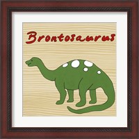 Framed 'Brontosaurus' border=