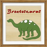 Framed Brontosaurus