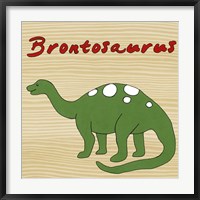 Framed Brontosaurus