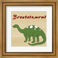 Framed Brontosaurus