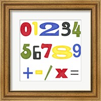 Framed Kid's Room Numbers