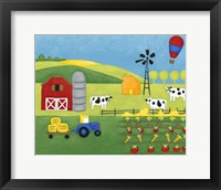 Storybook Farm Framed Print