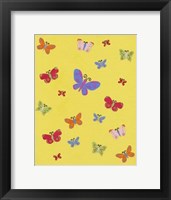 Busy Butterfly Framed Print