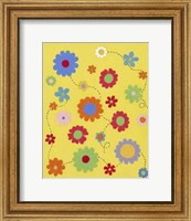 Framed Busy Blooms