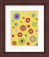 Framed Busy Blooms
