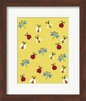 Framed Busy Bees